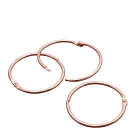 Binding rings 50 mm, copper-plated 