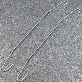 Double-ended hooks for weights up to 400 g 