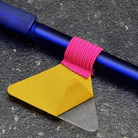 Pen Loop holder, adhesive, pink 