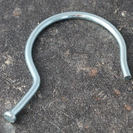 Display hooks, 3.8 x 77 mm, zinc-plated 