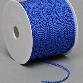 Cord on reel, mid blue (100 m on reel) 