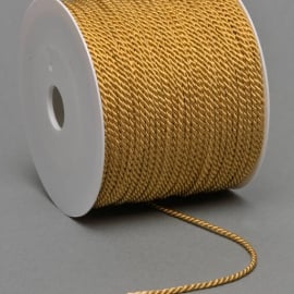 Cord on reel, golden (100 m on reel) 
