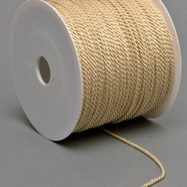 Cord on reel, beige (100 m on reel) 