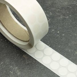 Fabric adhesive discs, white 15 mm | 1,000 pieces
