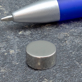 Disc magnets neodymium, 12 mm x 6 mm, N45 