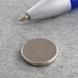 Disc magnets neodymium, 15 mm x 3.5 mm, N35 