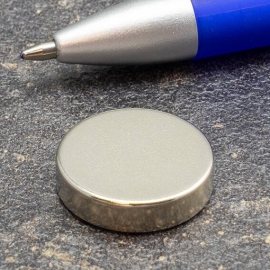 Disc magnets neodymium, 20 mm x 5 mm, N42 