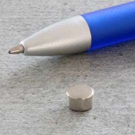 Disc magnets neodymium, 7 mm x 4 mm, N35 