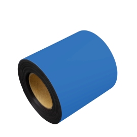Coloured magnetic tape, anisotropic (roll with 10 m) 150 mm | blue