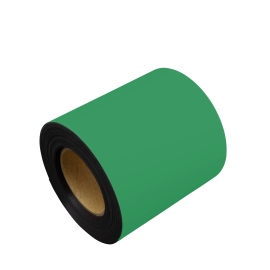 Coloured magnetic tape, anisotropic (roll with 10 m) 150 mm | green