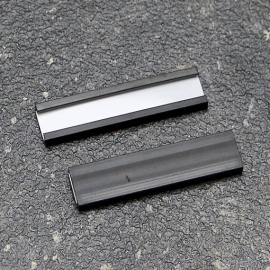 Label holder, c profile, magnetic 10 x 40 x 3 mm
