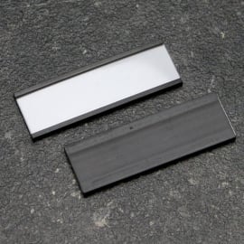 Label holder, c profile, magnetic 20 x 60 x 3 mm
