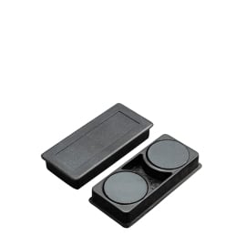 Office magnet, block 50 x 23 mm | black