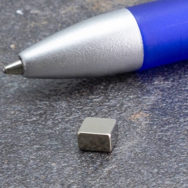 Block magnets neodymium, nickel-plated 5 x 5 mm | 3 mm
