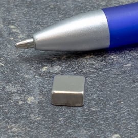 Block magnets neodymium, nickel-plated 8 x 8 mm | 4 mm