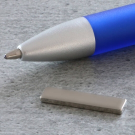 Block magnets neodymium, nickel-plated 20 x 5 mm | 1.5 mm