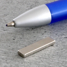 Block magnets neodymium, nickel-plated 20 x 5 mm | 2 mm