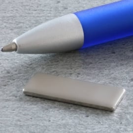 Block magnets neodymium, nickel-plated 25 x 10 mm | 1.5 mm