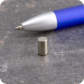 Stick magnets neodymium, nickel-plated 5 mm | 8 mm