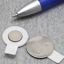 Disc magnet "Ufo" neodymium, self-adhesive 