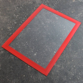 Magnetic frames, with magnetic tape A3 | red
