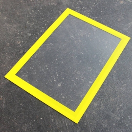 Magnetic frames, with magnetic tape A4 | yellow