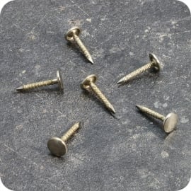 Patternbook nails, 20 mm, domed head, nickel-plated 