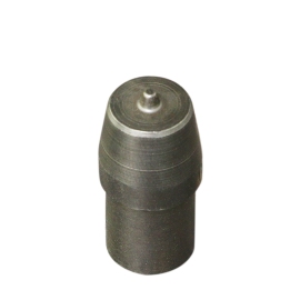 Rivet setting tool, lower die, for double tubular rivet-lower parts with 9.5 / 10 mm head diameter 