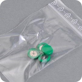 Poster pins, ø = 15 mm, green, 4 pieces in zip lock bag (1 Bag) 