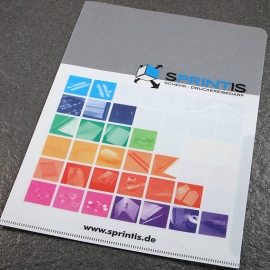 L-Folders for A4, PP foil 160 micron, offset printing | Custom-made 