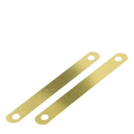 Steel compressor bars 95 x 12 mm, brass-plated (1,000 pieces) 