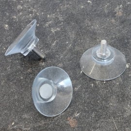 Threaded suction cups 