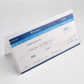 Covers for flight tickets 230 x 240 mm, PP-foil 200 micron 