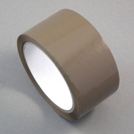 Packaging tape, 50 mm wide, brown (Roll with 66 m) 