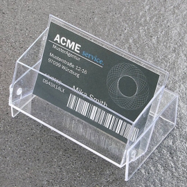 Business Card Box for 80 cards, arrangeable, 27 mm | 1 piece