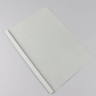 Thermal binding folder A4, leather board, 15 sheets, grey | 1,5 mm | 250 g/m²