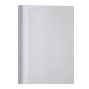 Eyelet folder A4, linen board, 25 sheets, white | 2 mm