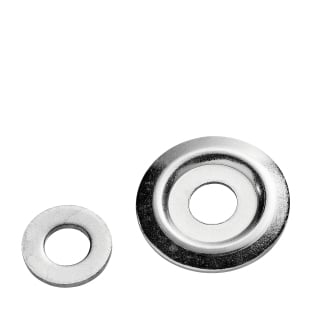 Washers for binding screws, 17 mm, nickel-plated 