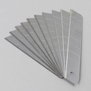 Snap-off blades for cardboard cutter, 18 mm 