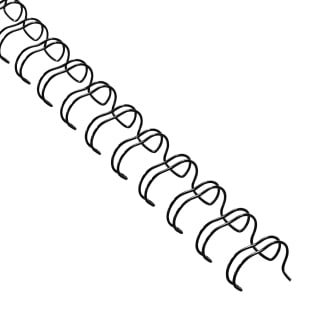 Wire bindings 3:1, A4 5,5 mm (3/16") | black