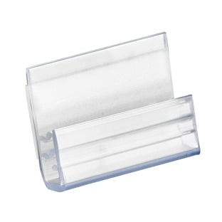 Super grip clip 25 x 20 mm, parallel, self-adhesive, transparent 