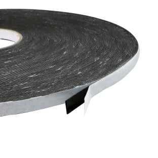 Double-sided foam adhesive PE tape, black, 1 mm thick, strong adhesive, EL100-02  9 mm