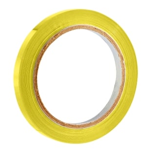 PVC tape coloured, low noise yellow