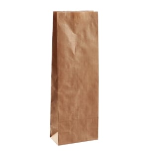 Block bottom paper bags 80 x 50 x 250 mm