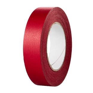 Best Price spine tape, special paper, linen structure red | 30 mm