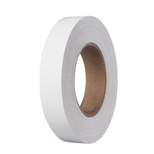 REGUtex R spine tape, cloth tape, fabric structure, laquered white | 25 mm