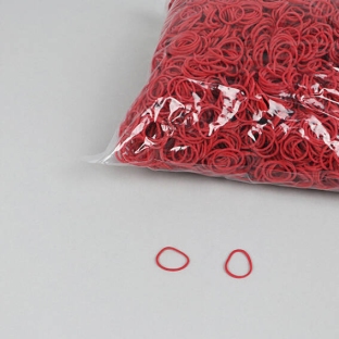 Rubber bands, red 15 mm | 1 mm