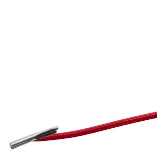 Elastic cords 190 mm with two metal ends, red 190 mm | red