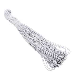 Elastic cords, 2.5 mm, grey (bundle with 100 m) 
