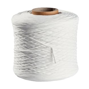 Elastic cords on reel, 3 mm, extra soft, white (reel with 1000 m) 